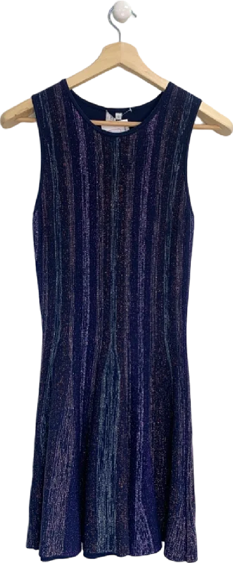 sleeveless velvet dress -James Lakeland Multicolour Sleeveless Knit Dress UK S