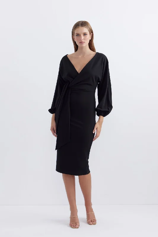 Ladies midi dress formal -Charmer Midi